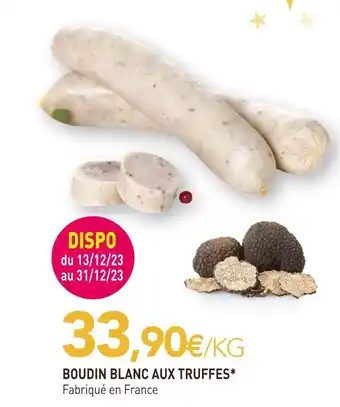 Boudin blanc aux truffes