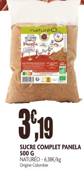 naturéO Naturéo sucre complet panela offre