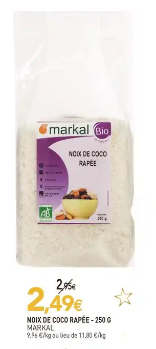 naturéO Markal noix de coco rapée offre