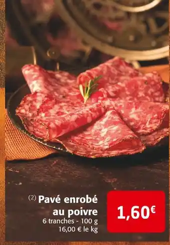 Pavé enrobé au poivre