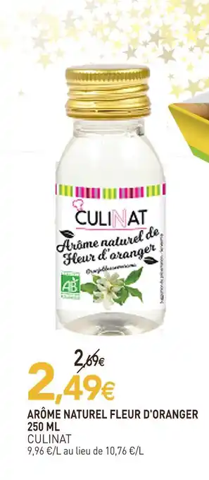 naturéO Culinat arôme naturel fleur d'oranger offre