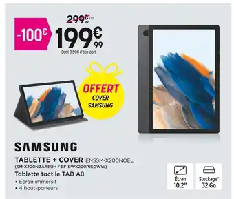 Pulsat Samsung tablette + cover offre