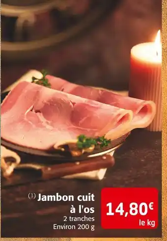 Colruyt Jambon cuit à l'os offre