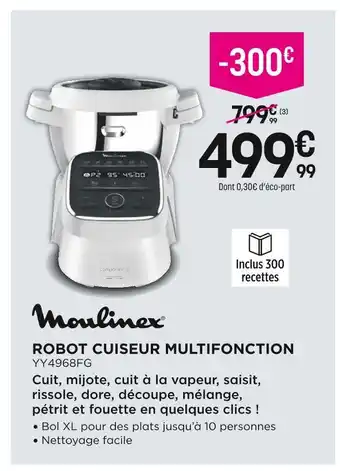 Pulsat Moulinex robot cuiseur multifonction offre