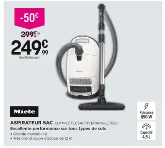 Pulsat Miele aspirateur sac offre