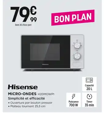 Hisense micro-ondes
