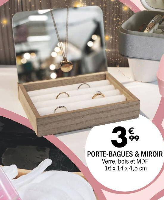 Promo Portebagues & miroir chez La Foir'Fouille
