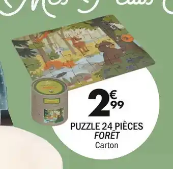 La Foir'Fouille Puzzle 24 pièces forêt offre