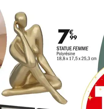 La Foir'Fouille Statue femme offre