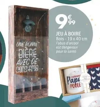 La Foir'Fouille Jeu à boire offre