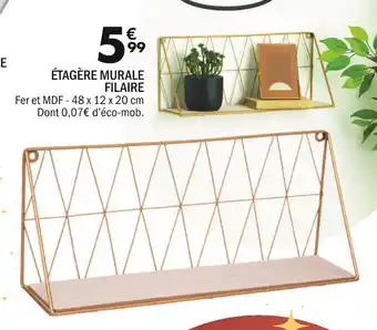 La Foir'Fouille Étagère murale filaire offre