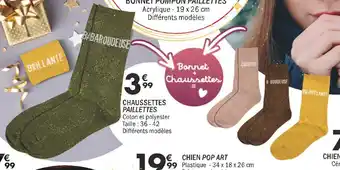 La Foir'Fouille Chaussettes paillettes offre