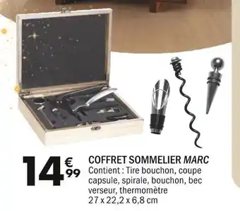 La Foir'Fouille Coffret sommelier marc offre