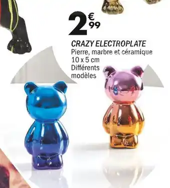 Crazy electroplate