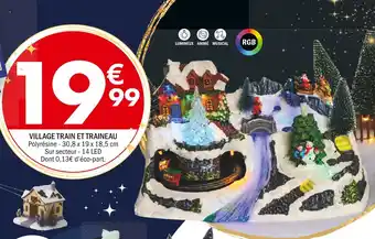 La Foir'Fouille Village train et traineau offre