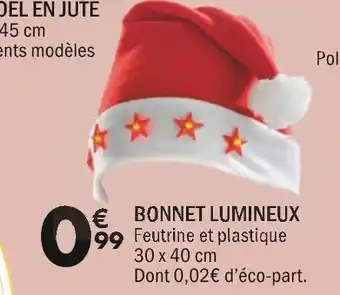 La Foir'Fouille Bonnet lumineux offre