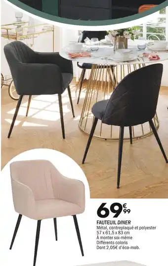 La Foir'Fouille Fauteuil diner offre
