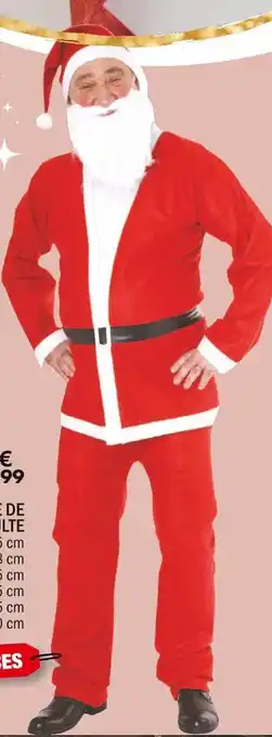 La Foir'Fouille Costume de père noël adulte offre