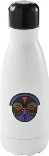 Géant Casino Bouteille isotherme en inox décorée 26cl offre