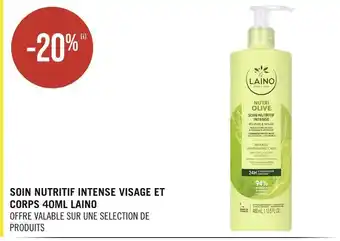 Casino Hyperfrais Soin nutritif intense visage et corps 40ml laino offre