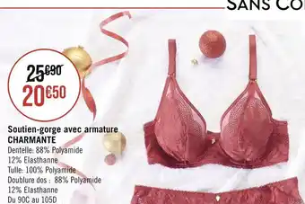 Casino Hyperfrais Sans complete soutien-gorge avec armature charmante offre