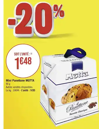 Motta mini panettone
