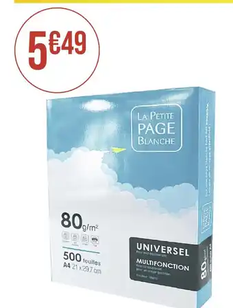 Casino Supermarchés Ramette papier blanc 80gr offre