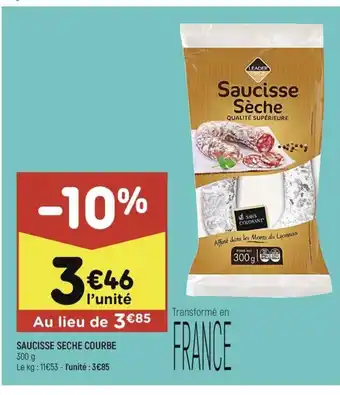 SAUCISSE SECHE COURBE