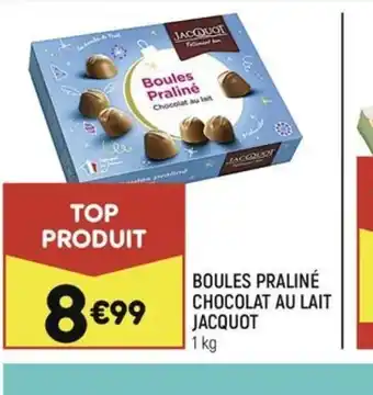 Leader Price BOULES PRALINÉ CHOCOLAT AU LAIT offre