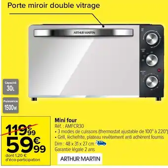 Carrefour Market Mini four offre