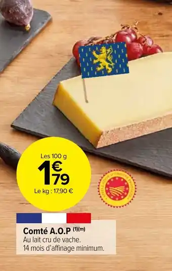 Carrefour Market Comté A.O.P offre
