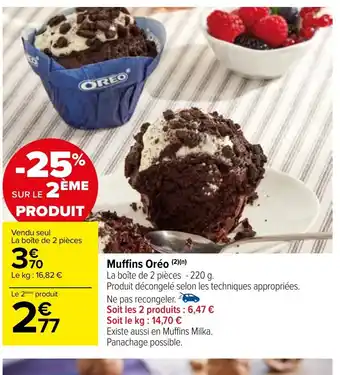 Muffins Oréo