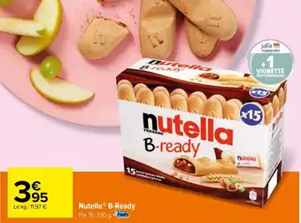 Carrefour Market Nutella B-Ready offre