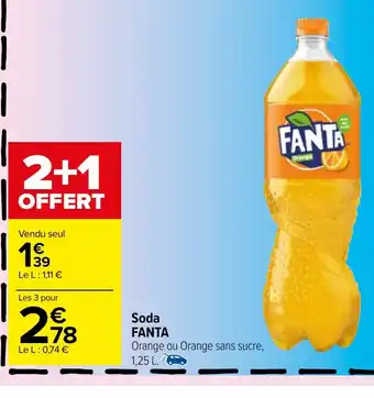 Carrefour Market Soda FANTA offre