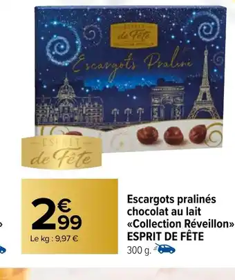 Carrefour Market Ballotin chocolats assortis Collection Réveillon ESPRIT DE FÊTE offre