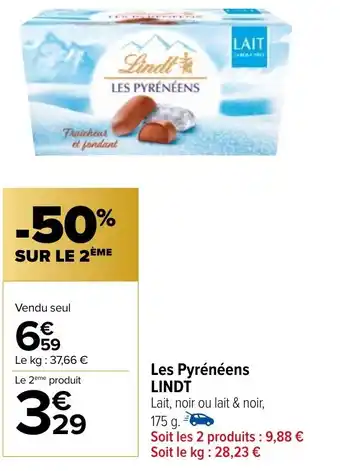 Carrefour Market Les Pyrénéens LINDT offre