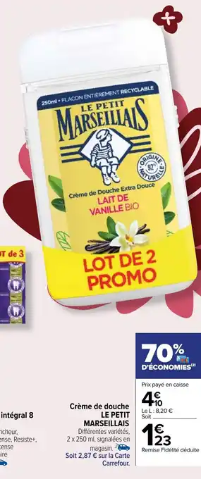 Carrefour Market Crème de Douche offre
