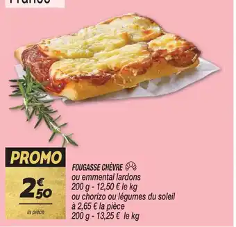 Netto FOUGASSE CHÈVRE offre