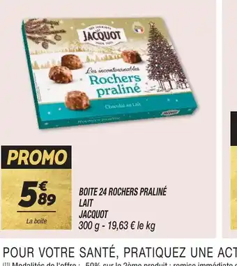 Netto BOITE 24 ROCHERS PRALINÉ offre