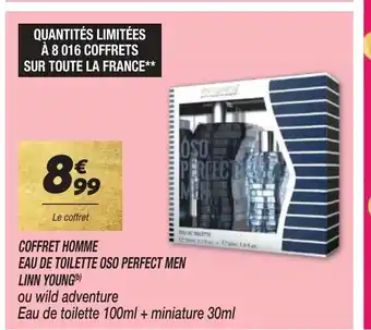 Netto COFFRET HOMME EAU DE TOILETTE OSO PERFECT MEN offre