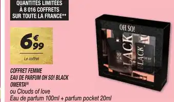 Netto COFFRET FEMME EAU DE PARFUM OH SO! BLACK offre