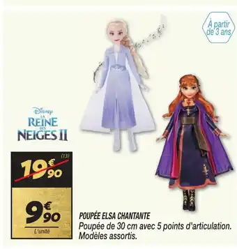 Netto POUPÉE ELSA CHANTANTE offre