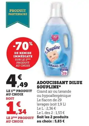 ADOUCISSANT DILUE SOUPLINE