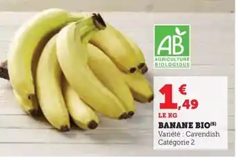 Hyper U BANANE BIO (5) offre