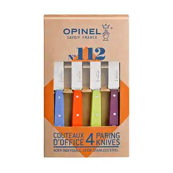 Bricorama Coffret 4 couteaux n°112 offices acidulés opinel offre