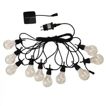 Guirlande lumineuse extérieur connectable party clear hybrid noir plastique