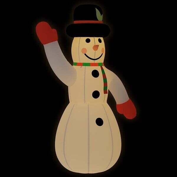 Bricorama Vidaxl bonhomme de neige gonflable avec led 370 cm offre