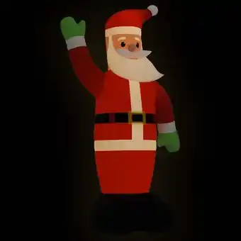 Vidaxl père noël gonflable avec led 475 cm