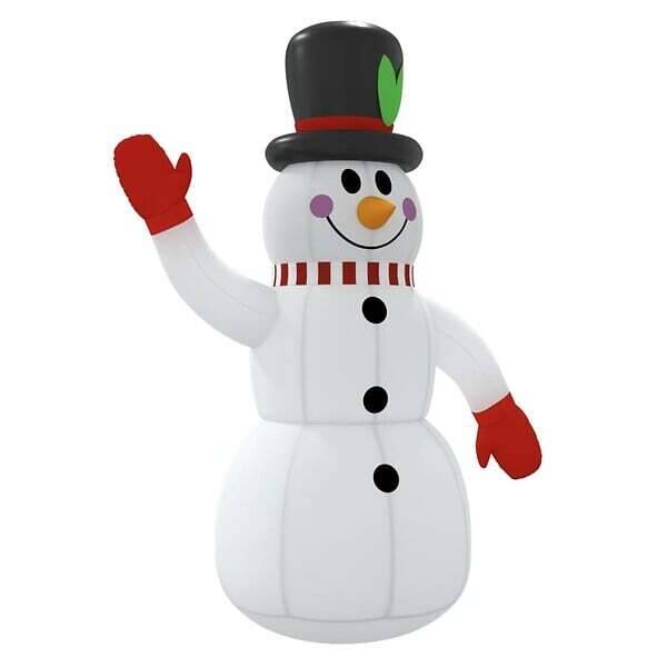 Bricomarché Vidaxl bonhomme de neige gonflable avec led 300 cm offre