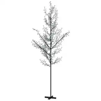 Vidaxl arbre à led fleur de cerisier 672 led blanc chaud 400 cm